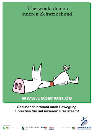Plakat Schweinehund